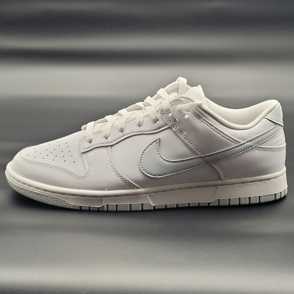Nike Dunk Low Retro White Pure Platinum Men's Size 11.5 - Gently Used, Like New - Picture 6 of 16